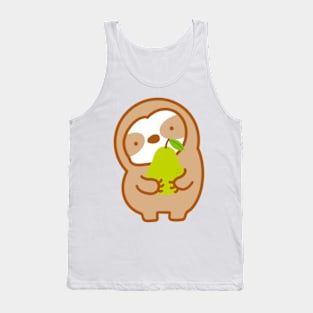 Cute Pear Sloth Tank Top